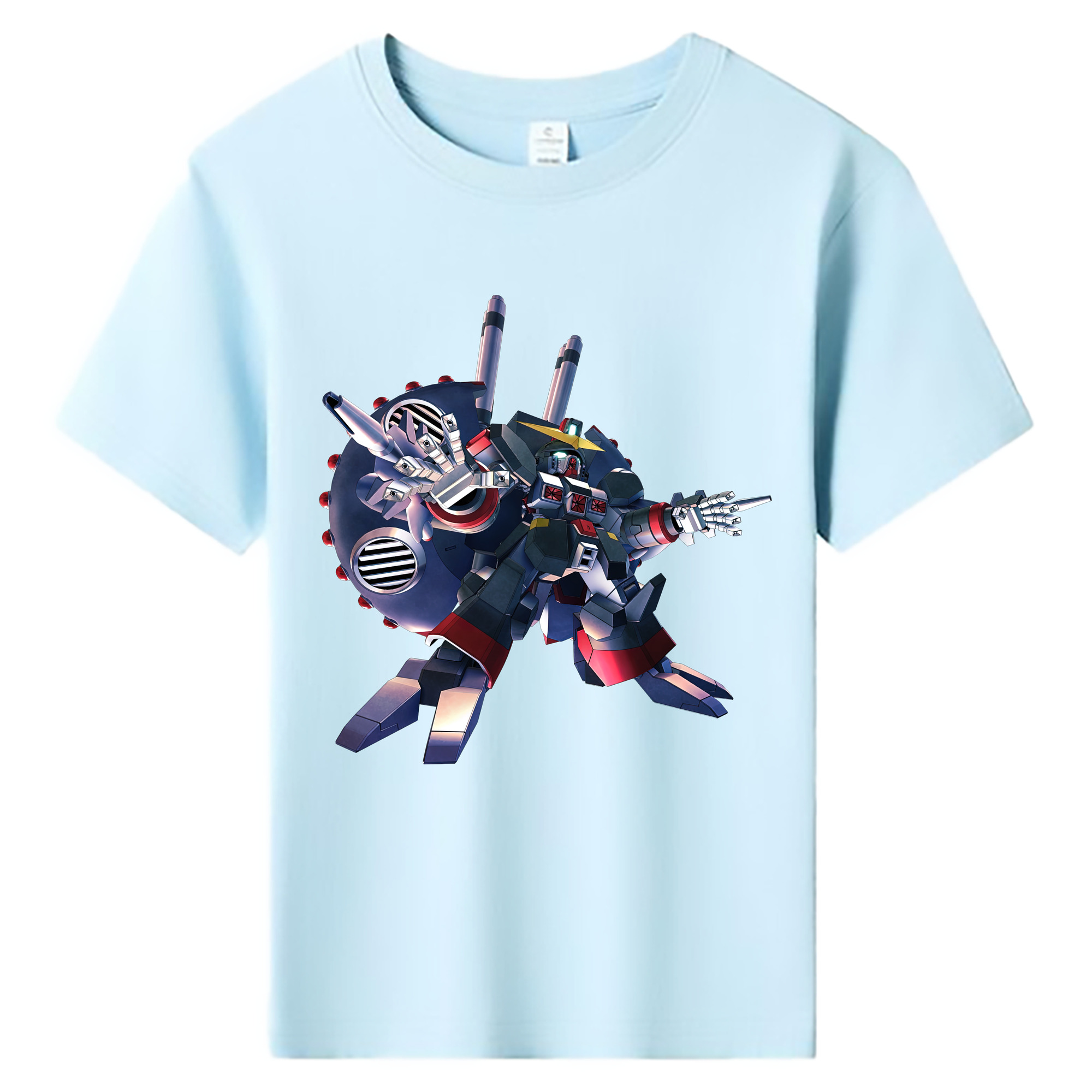 （画像用） 機動戦士ガンダム Mobile Suit Gundam 綿100％キッズTシャツ（フロントプリント）